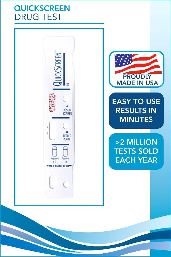 (25 Pack) 1 Panel QuickScreen Dipcard - 9097T - Ecstasy - MDMA-Countrywide Testing